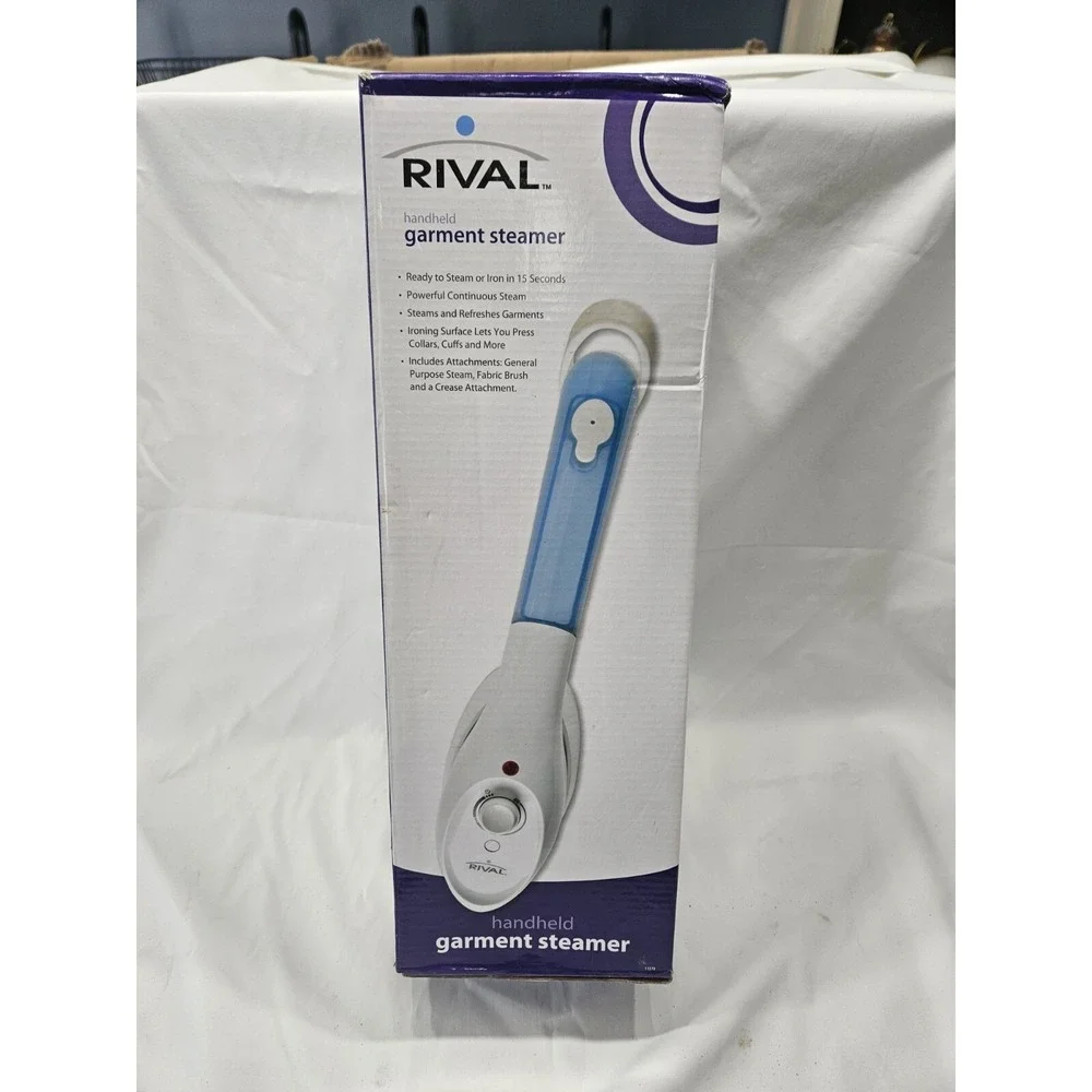 Rival Handheld Garment Steamer w/ Attachments / Model 11570